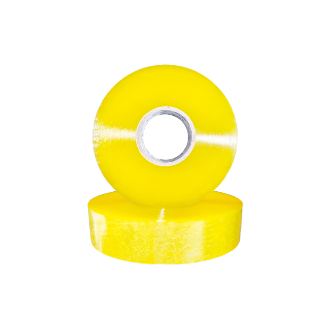 Large-roll sealing tape for machines